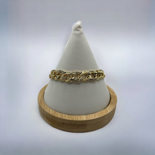 Pulsera eslabón cubano