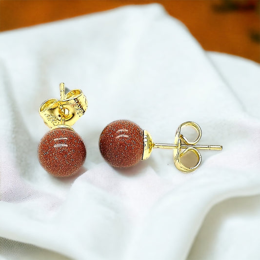 Aretes Aventurina