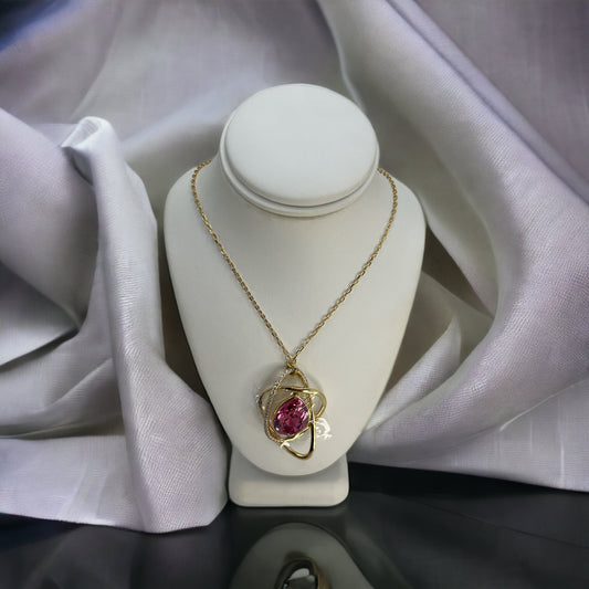 Cadena Swarovski Rosa