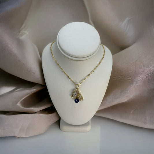 Cadena Oso Azul