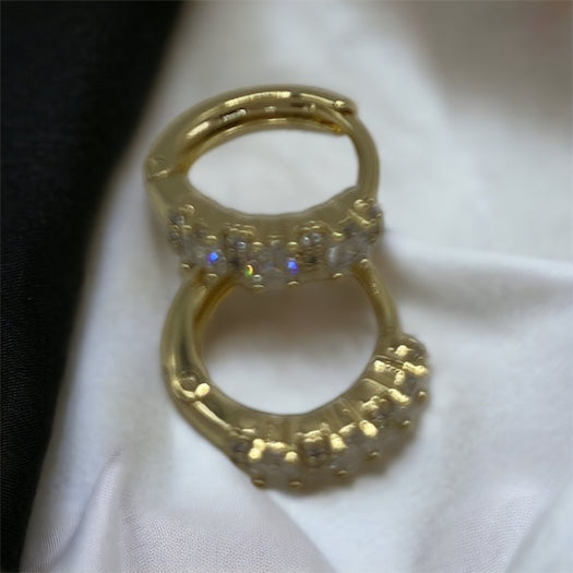 Argollas pequeñas Clear