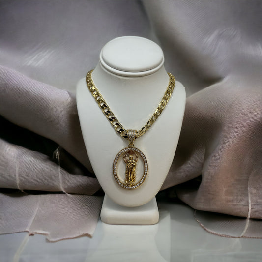 Cadena Virgen redonda